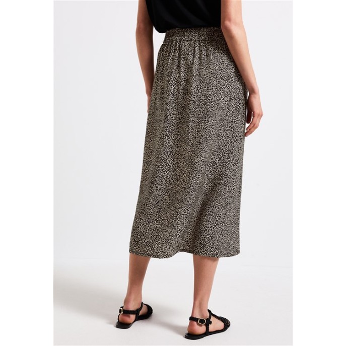 S Street One rok 361724 overslag Zwart Zand printje